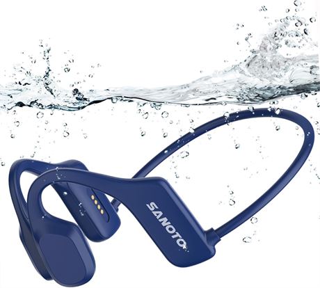 SANOTO Casque de natation   conduction osseuse