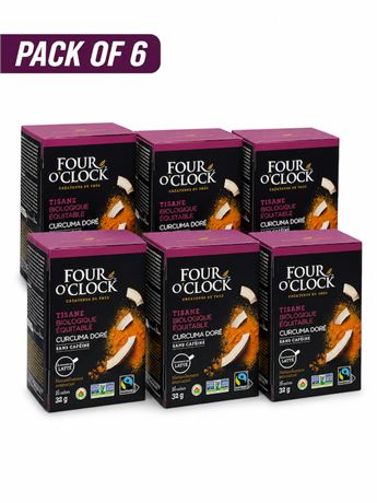 Four O'Clock Golden Turmeric Herbal Tea