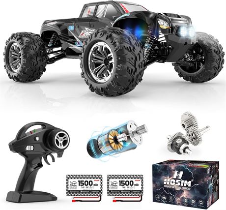 Hosim voiture RC 1:10 4x4 tout-terrain rapide étanche télécommandée adulte