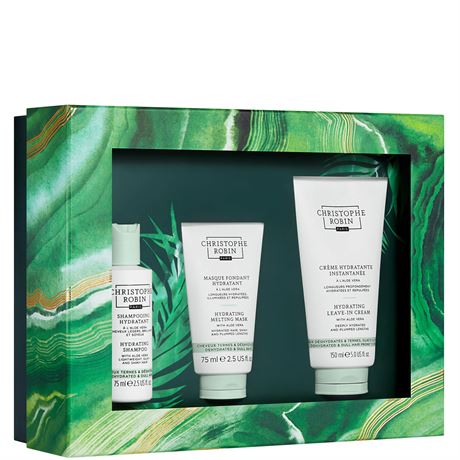 Coffret Christophe Robin hydratant 3pcs, shampoing, masque, crème