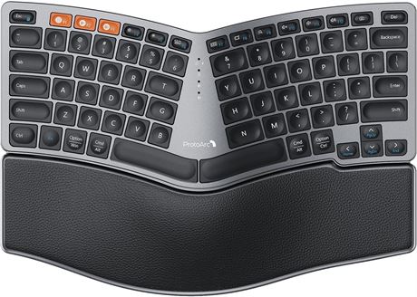 Clavier ergonomique sans fil ProtoArc EK04 compact repose-poignet