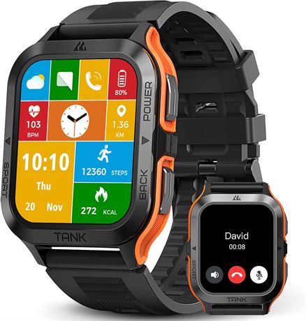 KOSPET Montre intelligente pour homme   Suivi du sommeil, batterie, 5 ATM