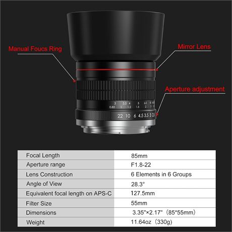 Lightdow 420-800mm f/8,3~16 super telephoto zoom lens for all slr cameras