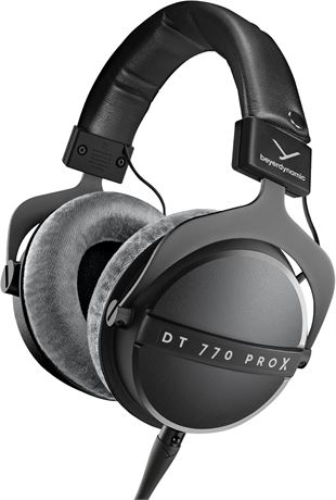 Beyerdynamic DT 770 Pro X Casque filaire 48 Ohm Noir, c ble d tachable