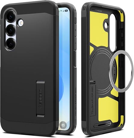 Spigen Tough Armor MagFit S25 Case   Noir