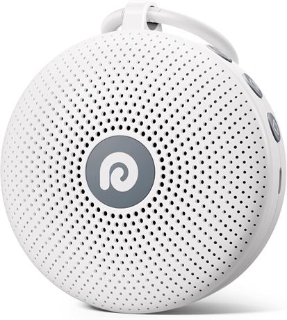 Dreamegg Portable Noise Machine for Baby & Adult, 21 Sounds, Battery, White