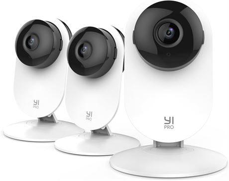 YI Pro 2K 3-Cam Indoor Security Set