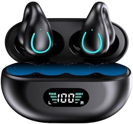 Écouteurs Sans Fil Bluetooth Open-Ear, Conduction Osseuse, Sport