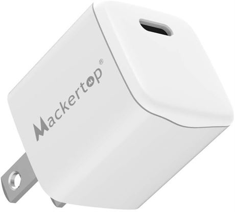 USB-C Charger Block 2-Pack, 20W PD USB Charger for iPhone, iPad Pro, Galaxy