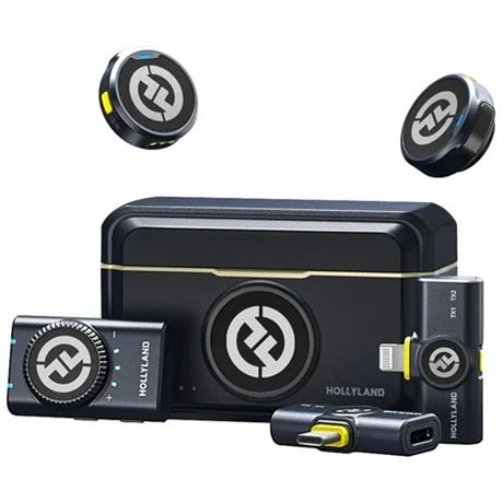 Hollyland LARK M2 DUO Adjustable 2-Person Wireless Combo Mic System