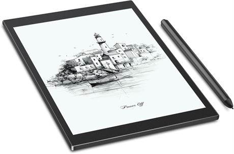 Kloudnote S 10.1" ePaper Tablet, eReader with Stylus, Android OS.