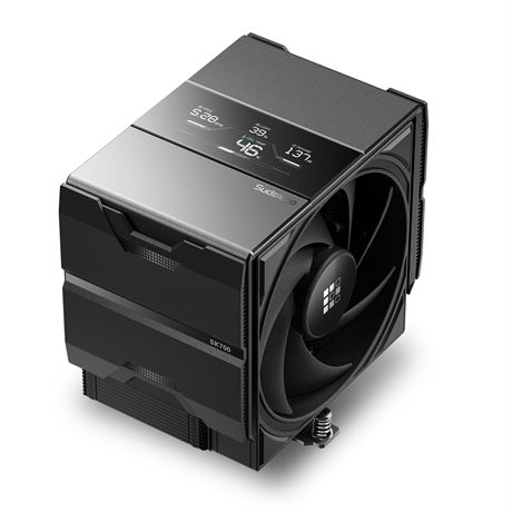 Sudokoo SK700V AM5 CPU Cooler, 7 caloducs, 120mm PWM fan, RAM clearance