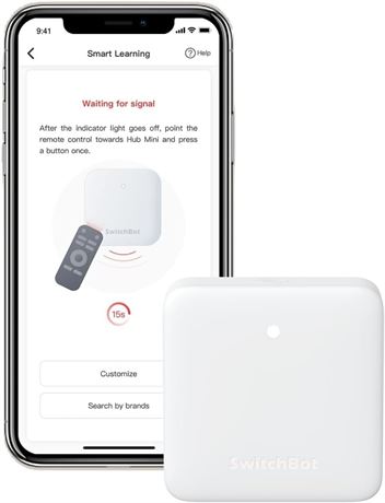 SwitchBot Hub Mini Smart IR Remote WiFi Control for TV and AC