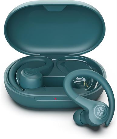 JLab Go Sport+ Wireless Workout Earbuds 35H Playtime Teal