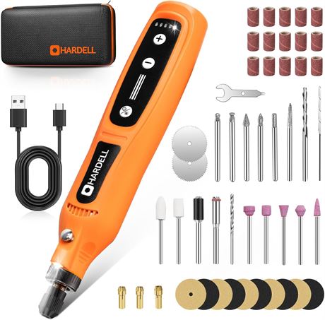 HARDELL 4V Cordless Rotary Tool Kit – 69 Accessories