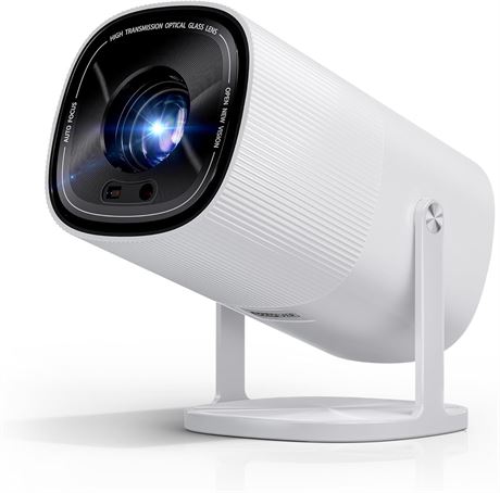 Boldever Mini projecteur 4K/1080p, WiFi/Bluetooth, Netflix, autofocus