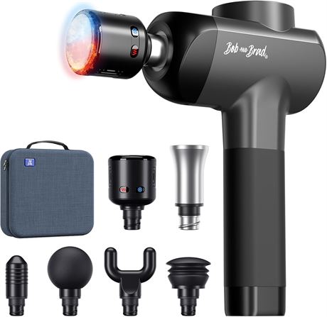 BOB AND BRAD X6 Pro Max Massage Gun with Heat & Cold, Portable Massager