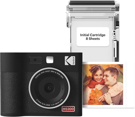 Kodak Mini Shot 3 ERA appareil photo instantané 3x3 noir