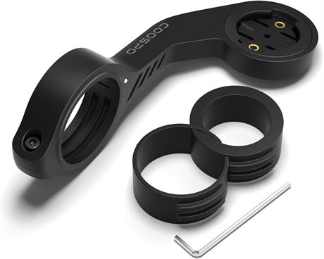 COOSPO Bike Computer Out Front Mount MT5 Adapter for Garmin Handlebar 25.4mm