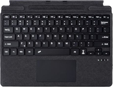 Mobee Type Cover pour Surface Pro 13, r tro clair , clavier rechargeable