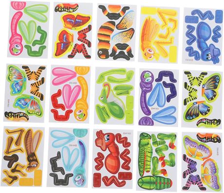 BESTonZON 100 pcs Educational Funny Puzzle Animal Toys