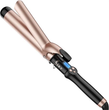 1-1/2 in Long Curling Iron, 1.5 in Barrel for Long Hair Ceramic Tourmaline