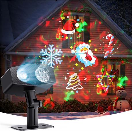 Govee Outdoor Decoration Projector, 20W LED Snowflake, 180  Rotation