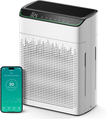 Purificateur d’air MORENTO MR5866 WiFi HEPA grande pièce silencieux