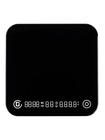 Smart Coffee Scale with Flow Tracking App 0.1g Precision Black