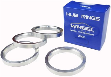 WHEEL CONNECT Hub Centric Rings 73.1 67.1mm, Set of 4, Aluminium Alloy Hubrings