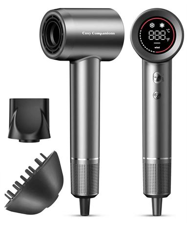 Cosy Companions Hair Dryer - Negative Ionic, 150000 RPM Motor, 5/2 Speeds