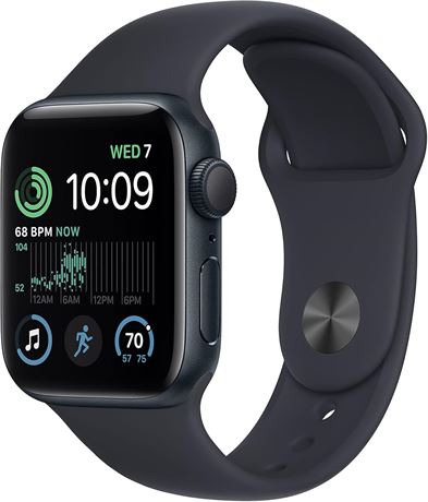 Apple Watch SE (2nd Gen) GPS, 40mm - Aluminum Case + Sport Band S/M