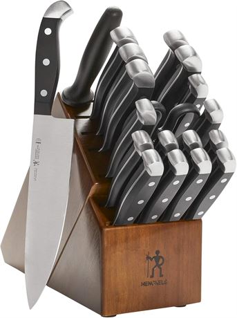 HENCKELS 20-Piece Knife Set with Block, Razor-Sharp, German Engineered