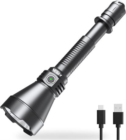 APLOS T05 Tactical LED Flashlight 1022m Long Throw Rechargeable Hunting Camping