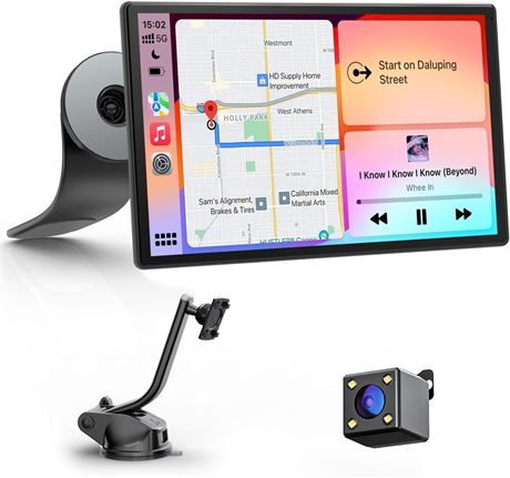 Avylet 9" Wireless CarPlay Screen   Apple CarPlay/Android Auto, OTA Upgrade