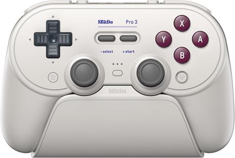 8BitDo Pro 3 Bluetooth Controller for Switch/Switch 2, TMR Joysticks