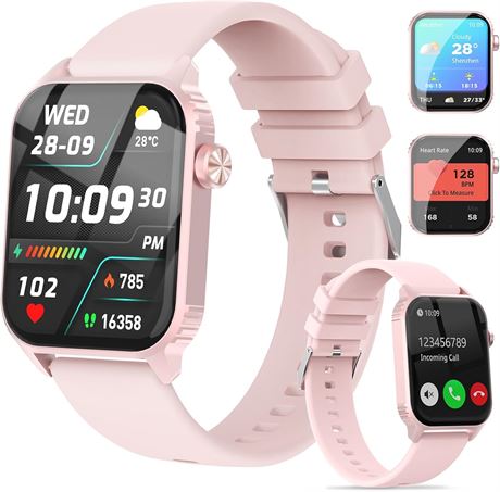 Smart Watch for Men & Women, 1.83" HD Screen, 120 Sports Modes, Waterproof
