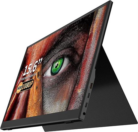 Bimawen 15.6" Portable HDR IPS Gaming Monitor, 100% sRGB, 400 cd/m