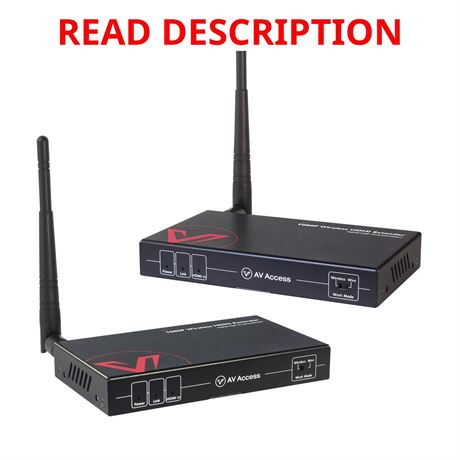 Wireless HDMI Extender Kit 1080P@60Hz, 200m Range, IR Remote Support