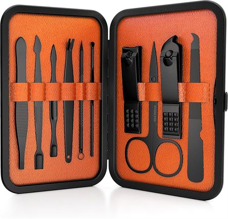 Wild Willies 10-Piece Grooming Kit with Tweezers & Nail Clippers