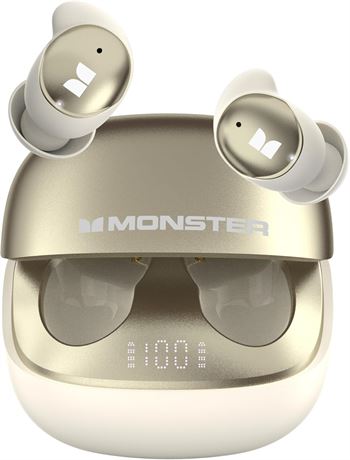 Monster Sleep Ear200 Sleep Earbuds, 48H Sleep Headphones, Small Design