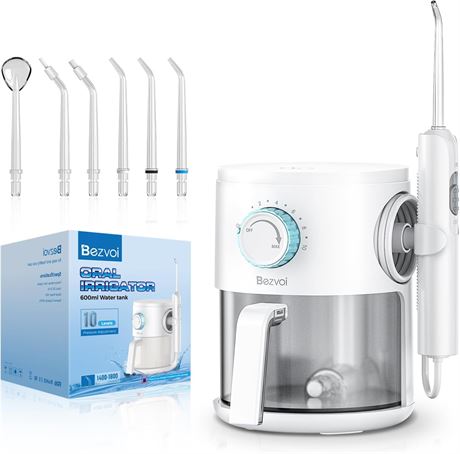 Hydropulseur dentaire MDL 3 modes 10 pressions 6 embouts rechargeable