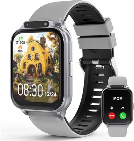 Smart Watch for Kids 1.85" Fitness Tracker, Sleep, Sports, Camera, Waterproof