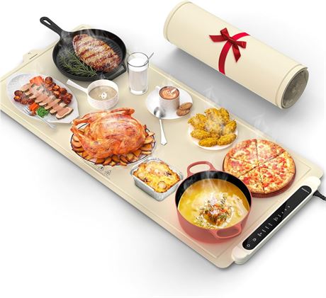 Warming Mat for Food Extra Large 36x16 Silicone Heating Pad for Kitchen