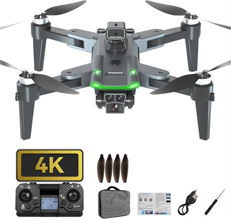 Drone GPS avec caméra 4K, 249g, 5 GHz Transmission, 3 batteries