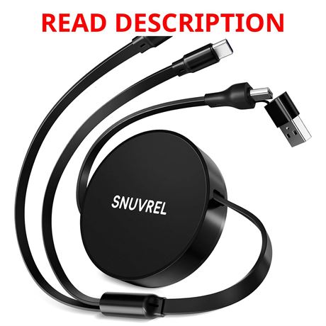 Multi Charger Cable 180cm/6ft, 66W PD Fast Charger, 4-in-1 Ports