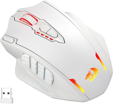 Redragon M913 Impact Elite Souris sans fil 16 000 DPI, 16 boutons MMO