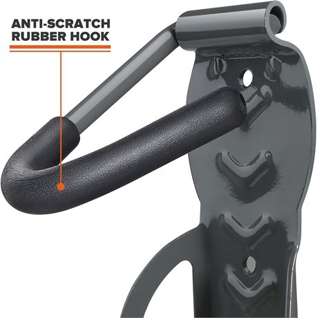 Bike Rack - Wall Mount Hooks Indoor