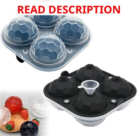 Bac à Glaçons Silicone avec Couvercles Moule Sphère 6cm