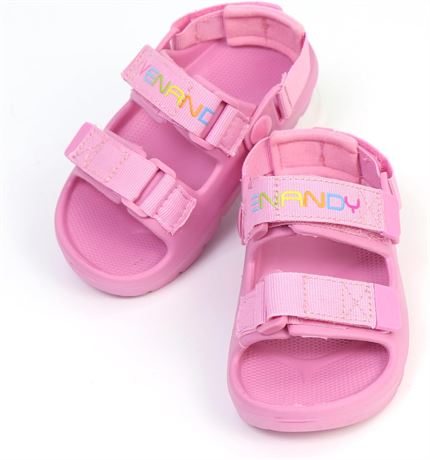 Kids Adjustable Strap Sandals Lightweight Anti-Slip Beach Shoes Boys Girls